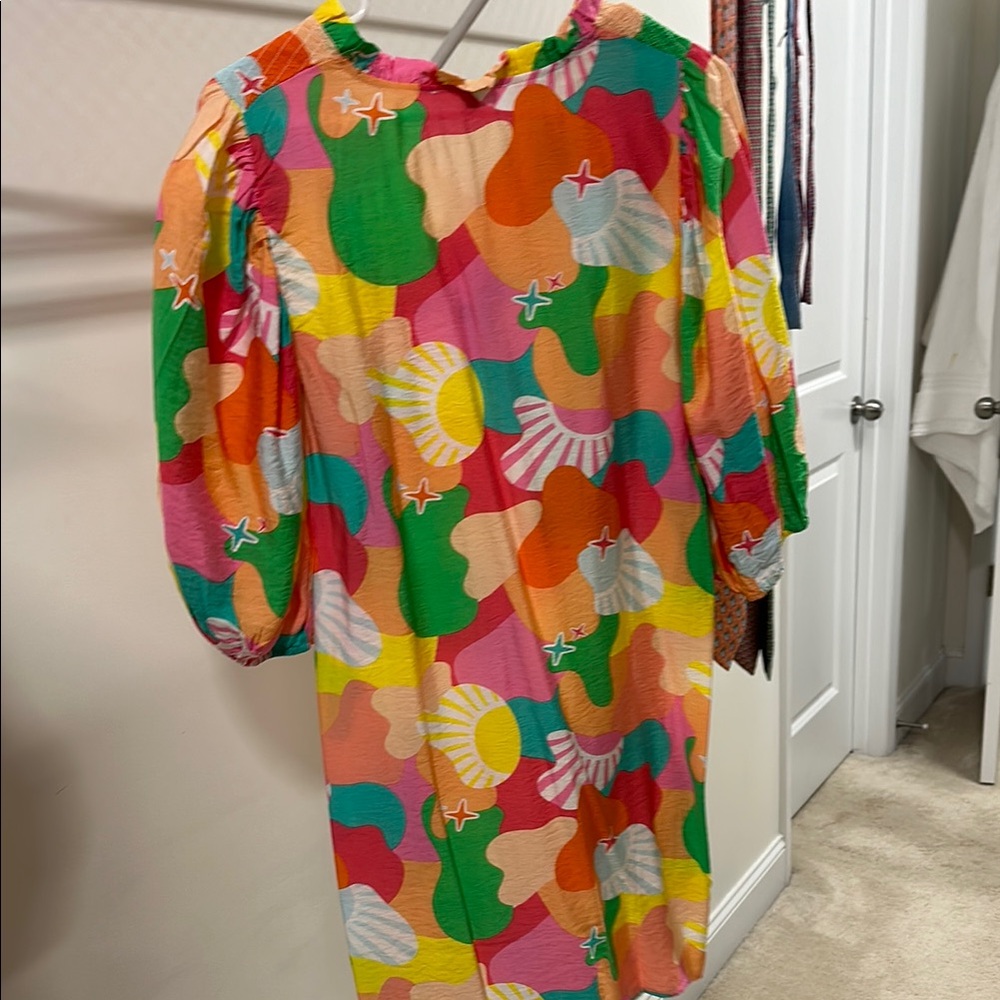 Multicolored High-Low Ruffled Sundress - Picture 3 of 3